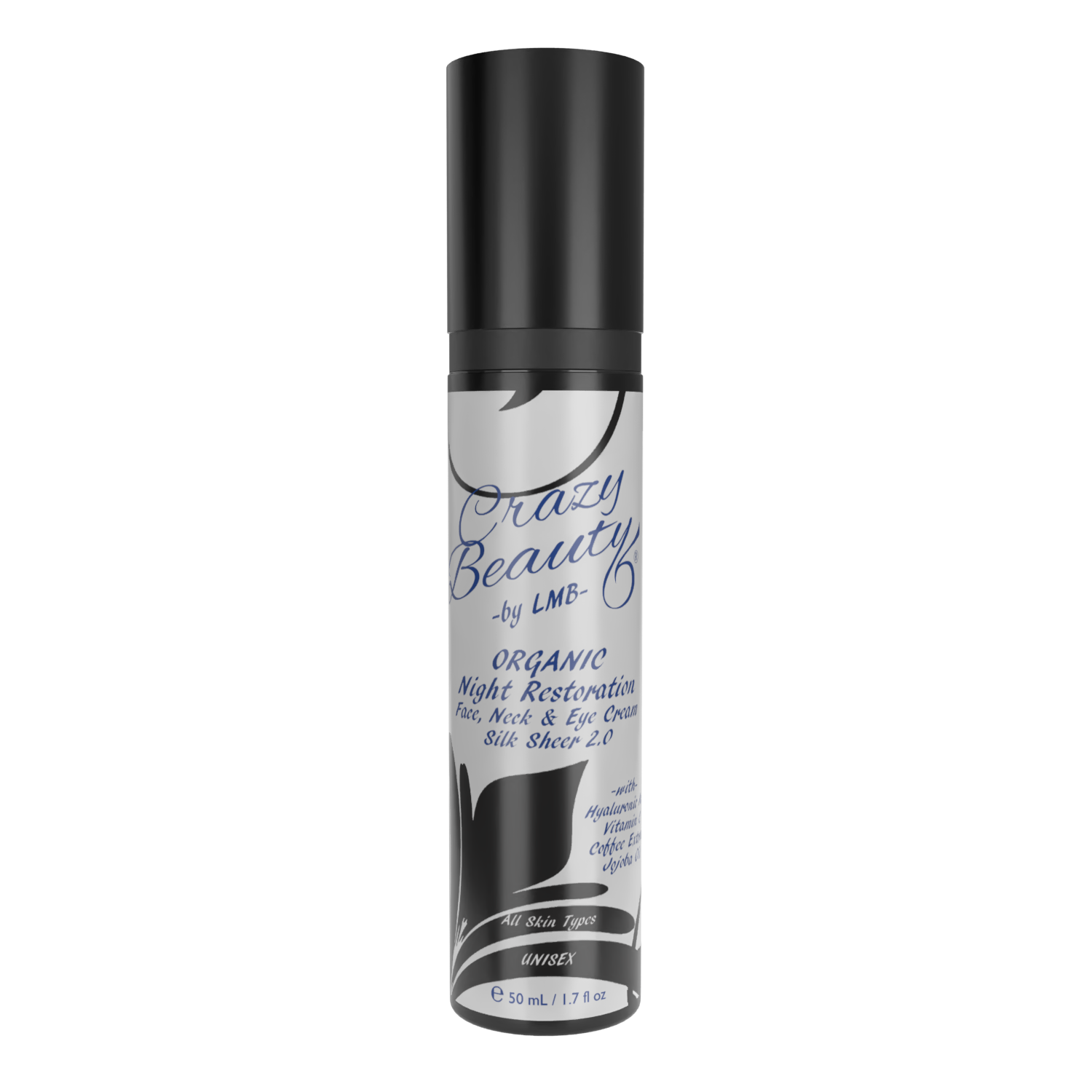 Organic Night Restoration Face, Neck & Eye Cream [New Size]